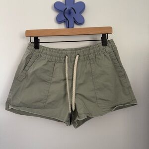 Vuori Small Ripstop Shorts Cut Off Eucalyptus Green Organic Outdoor Travel Hike